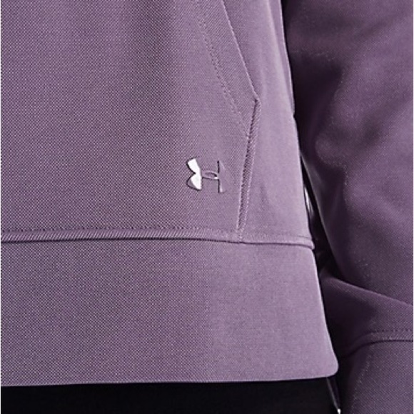 SALE 🛍️ UNDER ARMOUR Fleece lined Mock Neck Mirage Pullover Womens size XS - Picture 2 of 10